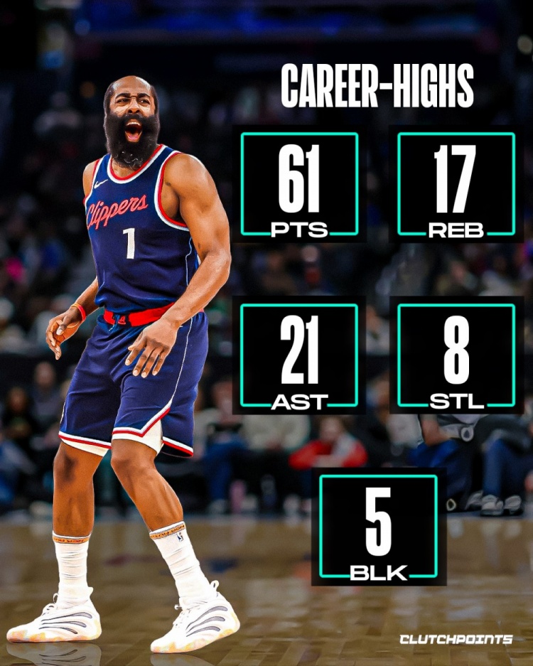 众球星五项统计最高值！卢卡73+21+20+5+4！浓眉59+26+11+7+10！